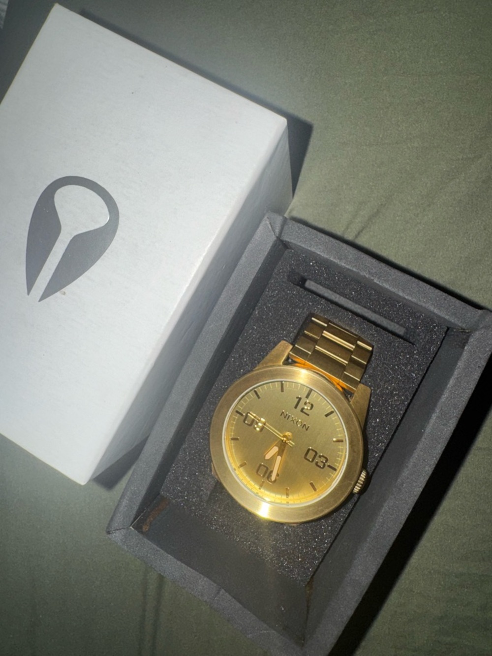Nixon Corporal SS Gold Tone Watch